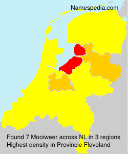 Surname Mooiweer in Netherlands