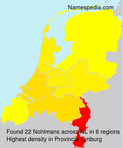 Surname Nohlmans in Netherlands