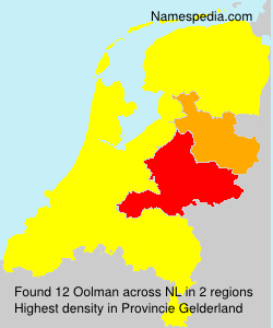 Surname Oolman in Netherlands