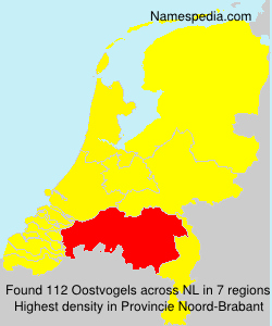 Surname Oostvogels in Netherlands