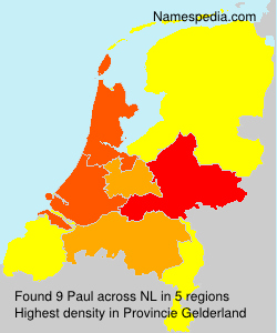 Surname Paul in Netherlands