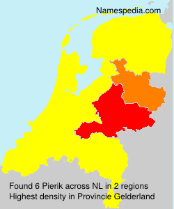 Surname Pierik in Netherlands