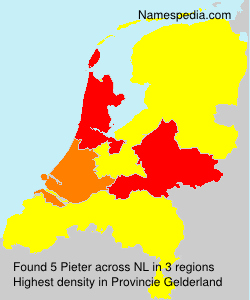 Surname Pieter in Netherlands