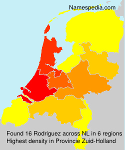 Surname Rodriguez in Netherlands
