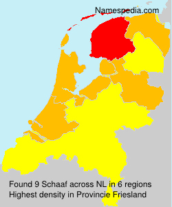 Surname Schaaf in Netherlands
