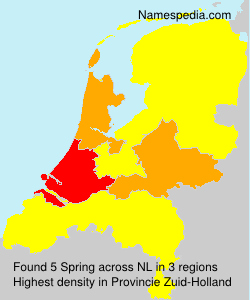 Surname Spring in Netherlands