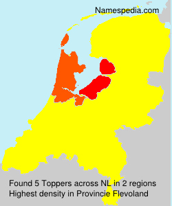 Surname Toppers in Netherlands
