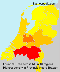Surname Traa in Netherlands