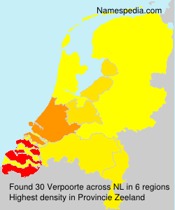 Surname Verpoorte in Netherlands