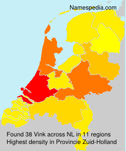 Surname Vink in Netherlands