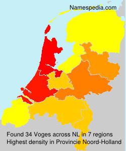 Surname Voges in Netherlands