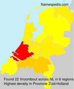 Surname Vroombout in Netherlands