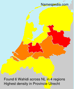 Surname Wahidi in Netherlands
