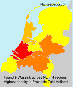 Surname Waszink in Netherlands