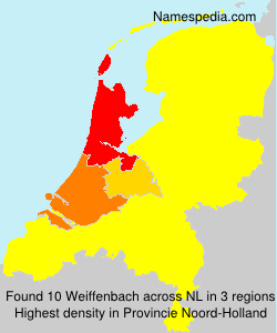 Surname Weiffenbach in Netherlands
