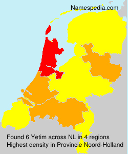 Surname Yetim in Netherlands