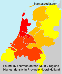 Surname Yzerman in Netherlands