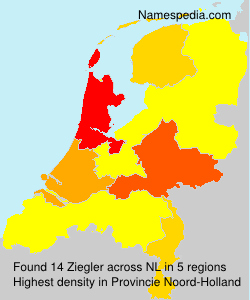 Surname Ziegler in Netherlands