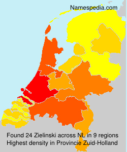 Surname Zielinski in Netherlands