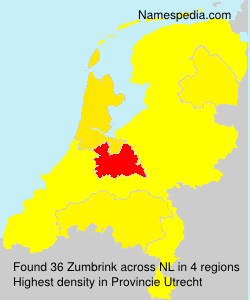 Surname Zumbrink in Netherlands