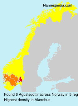Surname Agustsdottir in Norway