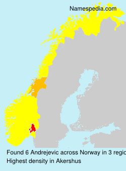 Surname Andrejevic in Norway
