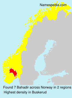 Surname Bahadir in Norway
