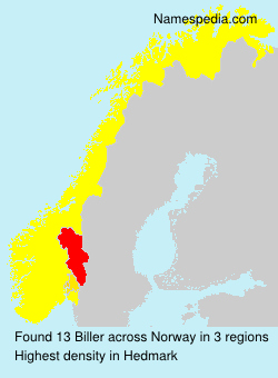 Surname Biller in Norway