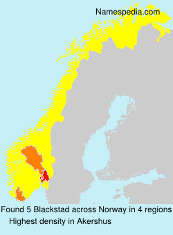 Surname Blackstad in Norway