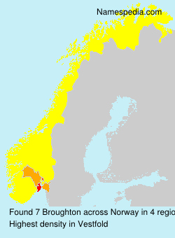 Surname Broughton in Norway