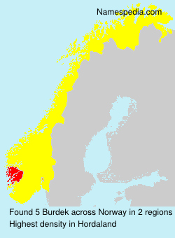 Surname Burdek in Norway