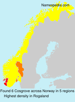 Surname Cosgrove in Norway