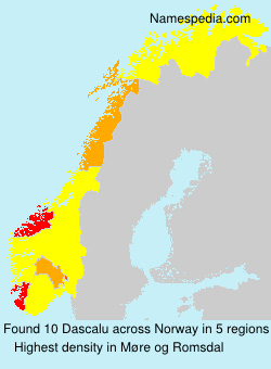 Surname Dascalu in Norway