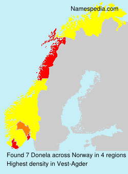 Surname Donela in Norway
