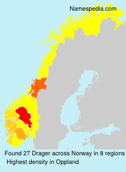 Surname Drager in Norway