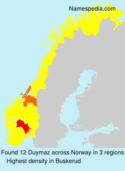 Surname Duymaz in Norway