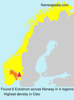 Surname Eckstrom in Norway