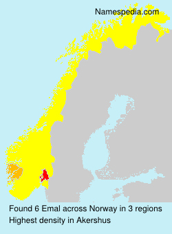 Surname Emal in Norway