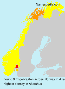 Surname Engebraaten in Norway