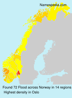 Surname Flood in Norway