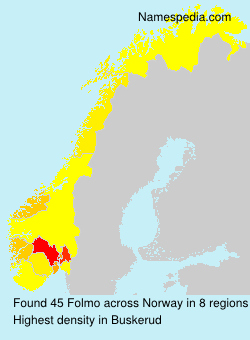 Surname Folmo in Norway