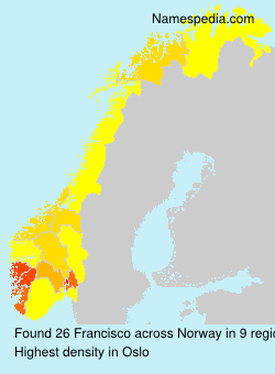 Surname Francisco in Norway