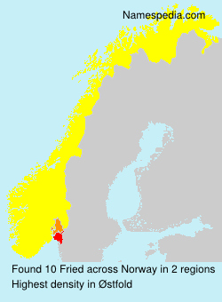Surname Fried in Norway