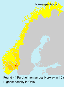 Surname Furuholmen in Norway