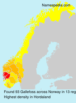 Surname Gallefoss in Norway