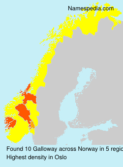 Surname Galloway in Norway