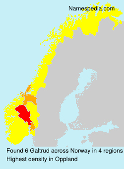 Surname Galtrud in Norway