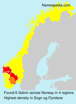 Surname Galvin in Norway