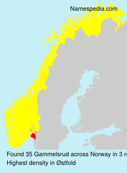 Surname Gammelsrud in Norway