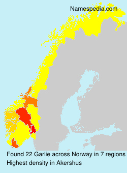 Surname Garlie in Norway